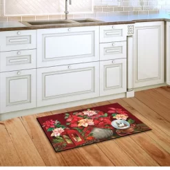 Christmas Poinsettia Doormat 30" X 18" Indoor Outdoor Briarwood Lane -Rug Sales Store GUEST ef79c846 7f36 412c 946e a5bf10948d27