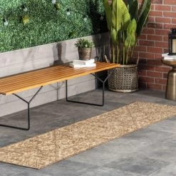 NuLOOM Lane Elegant Medallion Indoor And Outdoor Area Rug