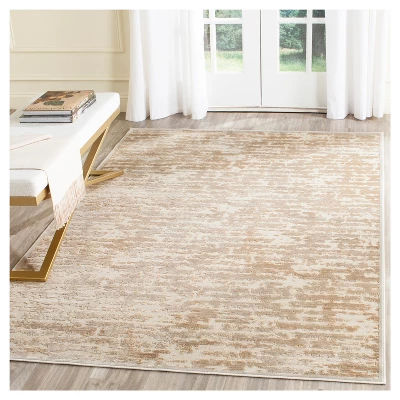 Stone/Cream Solid Loomed Accent Rug - (4'x5'7") - Safavieh 2 Stone/Cream Solid Loomed Accent Rug - (4'x5'7") - Safavieh - Image 2
