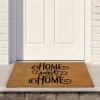 Northlight Natural Coir Rectangular "Home Sweet Home" Doormat 18" X 30"