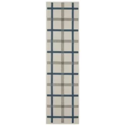 Trinity Textured Plaid Patio Area Rug Beige/Blue - Captiv8e Designs 21 Trinity Textured Plaid Patio Area Rug Beige/Blue - Captiv8e Designs -Rug Sales Store GUEST fe85a69b 6f79 4a1f 9b74 71a78cfc2c26