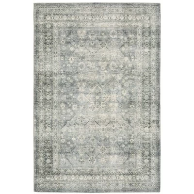 Salina Distressed Traditional Area Rug Blue/Ivory - Captiv8e Designs 11 Salina Distressed Traditional Area Rug Blue/Ivory - Captiv8e Designs - Image 11
