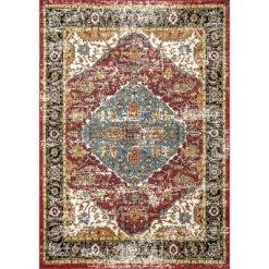 NuLOOM Indoor/Outdoor Transitional Medallion Muriel Patio Area Rug -Rug Sales Store GUEST ffb89ae7 a03a 4361 819c ddb05a7e870a
